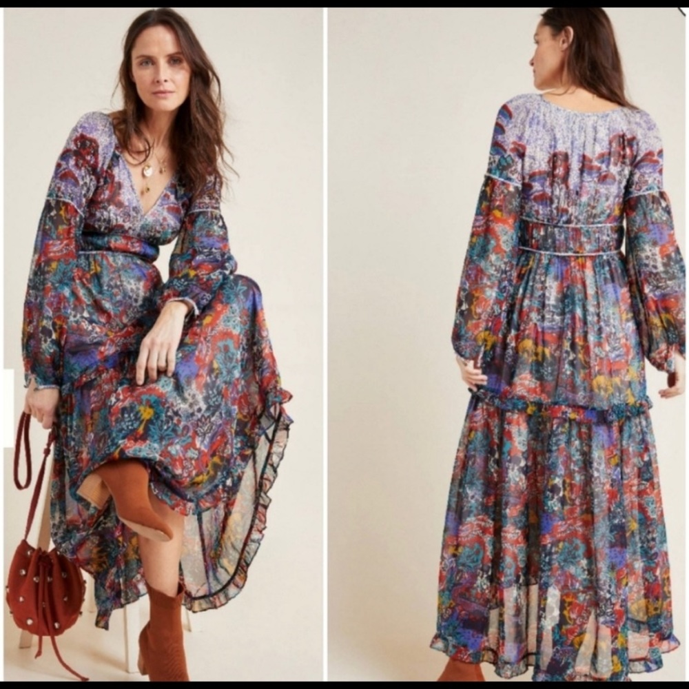 Anthro+ Annabella Maxi Dress